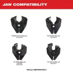 Milwaukee M18 FORCE LOGIC Cordless Cable Cutter Kit with 477 ACSR Jaws, 2.0Ah Battery & Charger thumbnail 4