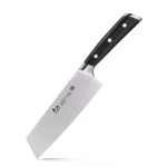 Cangshan S Series 7 in. German Steel Forged Nakiri Vegetable Cleaver thumbnail 1