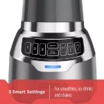 BLACK+DECKER PowerCrush 48 oz. Digital Blender with Quiet Technology, 900W, Silver thumbnail 5