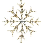 Fraser Hill Farm 30 in. LED Snowflake Specialty Light, 100 Warm White Lights thumbnail 2