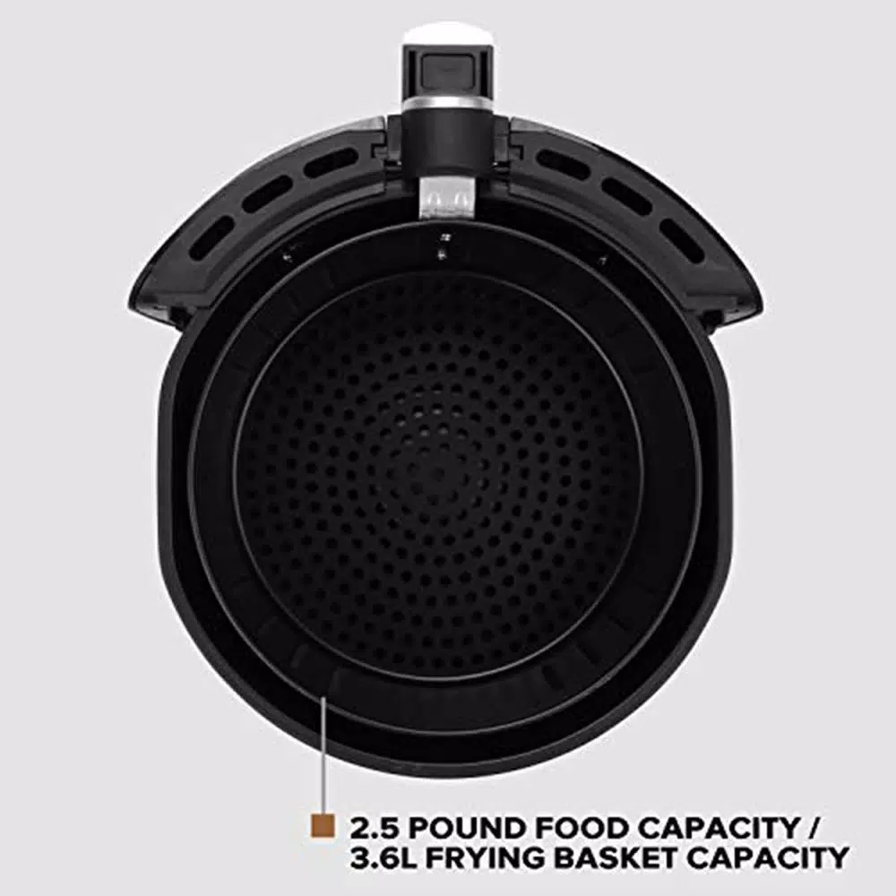 Boyel Living 4.2 Qt. Digital Air Fryer, 1500W XL Touchscreen Air Fryer with 7-in-1 Presets, Black