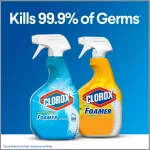Clorox Bleach Foamer Bathroom Spray Cleaner, Original, 30 oz. (2-Pack) thumbnail 2