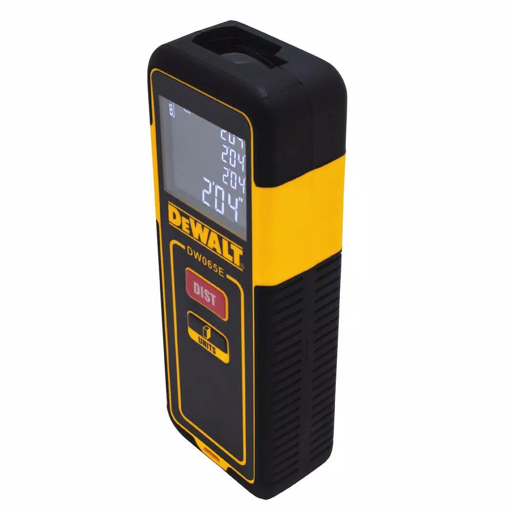 DEWALT DW088K Cross Line Laser Level Kit with Bonus 65 ft. Laser Distance Measurer