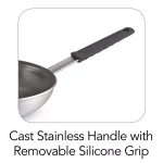 Tramontina Professional Fusion 10 in. Aluminum Nonstick Frying Pan, Satin Silver thumbnail 3