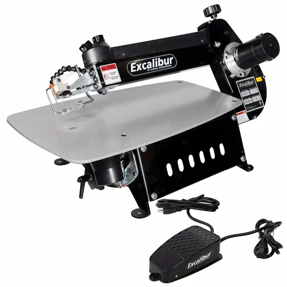Excalibur 21 in. Tilting Head Scroll Saw with Foot Switch, Certified Refurbished