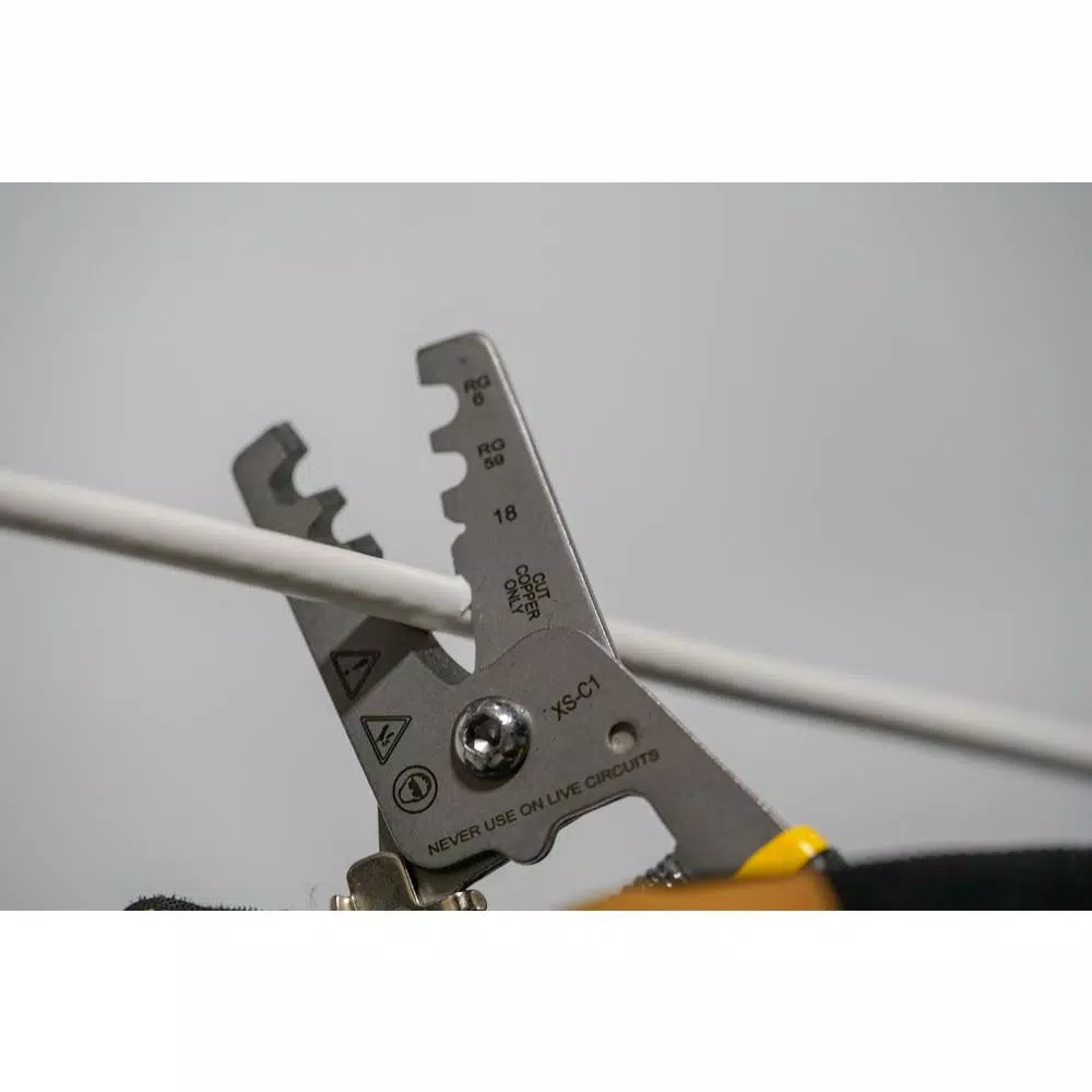 Southwire XS-C1 Stainless Steel Coax Cable Cutter and Stripper for RG59, RG6, and RG6Q
