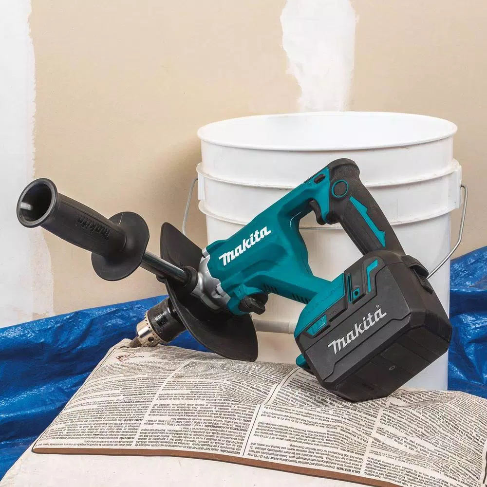 Makita 18V LXT Brushless Cordless 1/2 in. Mixer Kit with 5.0Ah Battery
