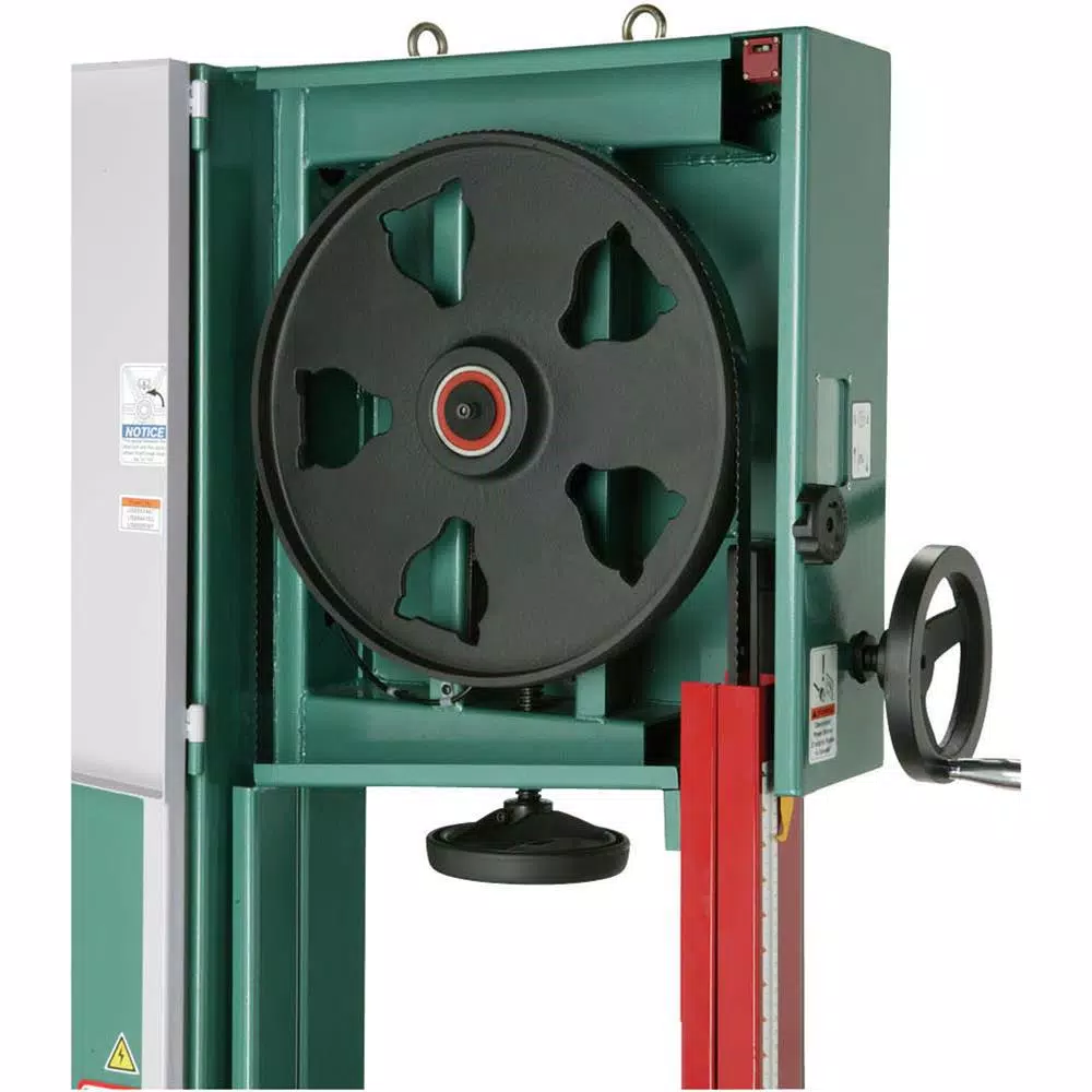 Grizzly Industrial 17-in. Ultimate Vertical Bandsaw with 5 HP Motor and Cast-Iron Table