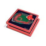 YouTheFan MLB Boston Red Sox StadiumViews 3D Acrylic Coasters, 2-Pack thumbnail 1