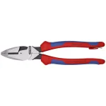 KNIPEX 9.5 in. High Leverage Lineman's Pliers with Dual-Component Comfort Grips and Tether Attachment thumbnail 2
