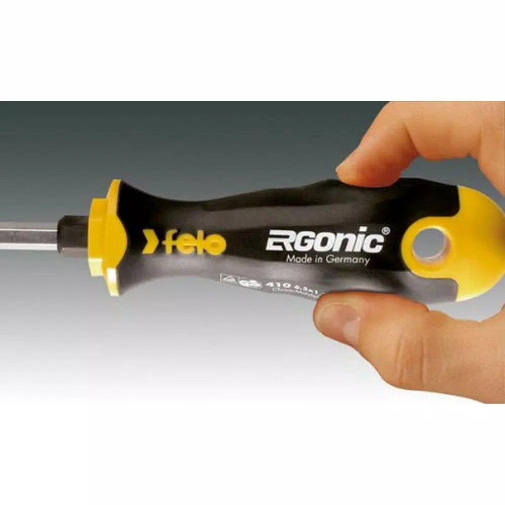 Felo Torx Ergonic Screwdriver Set, 6-Piece Chrome-Molybdenum-Vanadium Steel Hand Tool Set