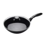 Swiss Diamond EDGE Nonstick 10.25 in. Stir Fry Pan with Glass Lid thumbnail 1