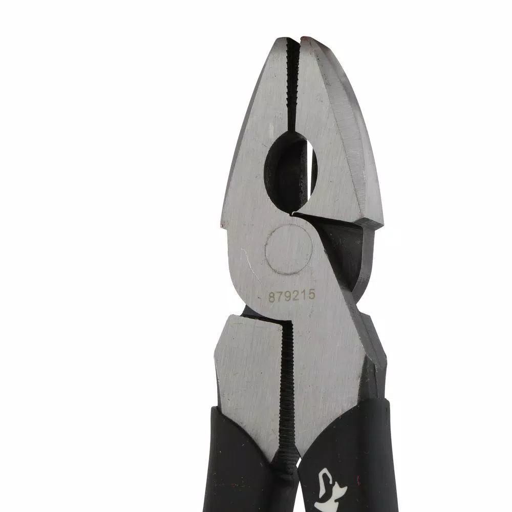 Husky 9 in. Linesman Pliers with High-Leverage Design