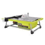 RYOBI 7 in. 4.8 Amp Wet Tile Saw with Stand, Cuts Ceramic, Porcelain, and Stone thumbnail 6