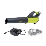 Sun Joe 24V Cordless Jet Blower Kit with 2.0 Ah Battery and Charger, 100 MPH, 385 CFM thumbnail 1