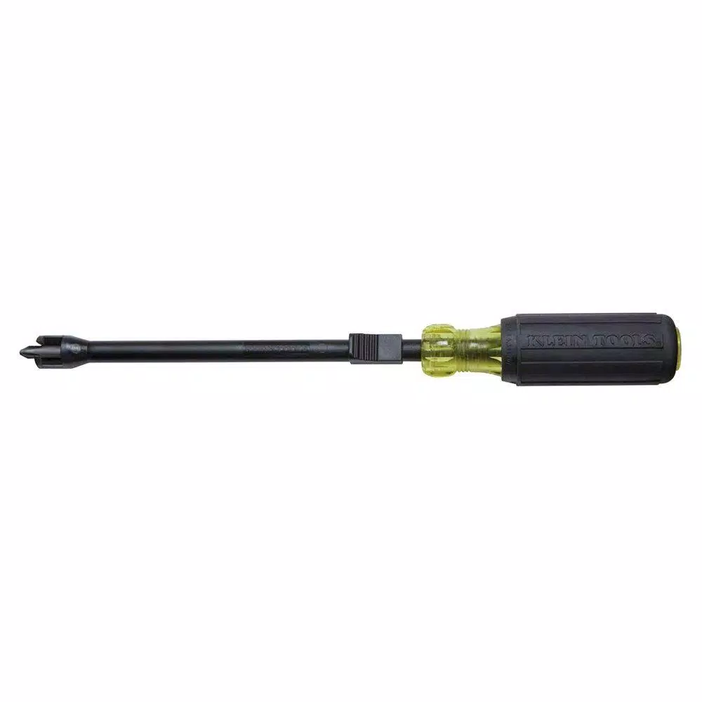 Klein Tools #2 Phillips Head Screw-Holding Screwdriver with 6-7/8 in. Round Shank and Cushion Grip