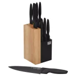 Chicago Cutlery ProHold 14-Piece Coated Knife Set with Wood Block and Sharpening Steel thumbnail 1