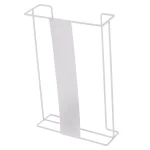 Alpine Industries Triple Box White Metal Wire Wall Mounted Glove Dispenser thumbnail 6