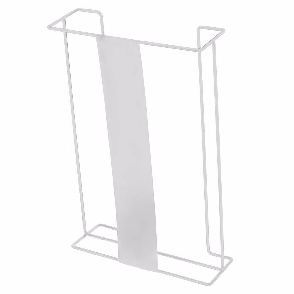 Alpine Industries Triple Box White Metal Wire Wall Mounted Glove Dispenser