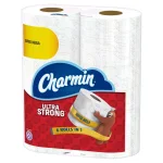 Charmin Ultra Strong Super Mega Roll Toilet Paper, 2-Ply, 18 Rolls thumbnail 4