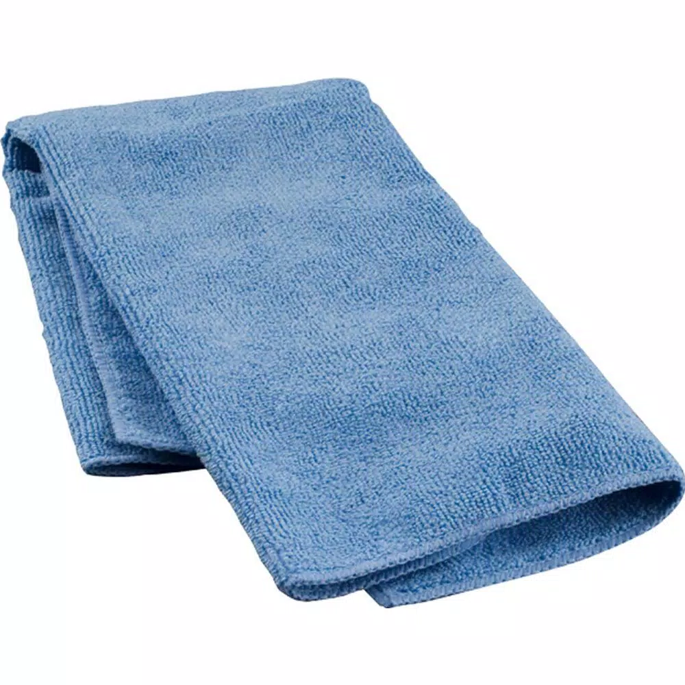 Quickie Microfiber Towels, 14 x 14 in., Blue, 48-Pack (2 x 24-Pack)
