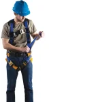 Werner Blue Armor 1000 Positioning Harness with 3 D-Rings, Small, Blue thumbnail 3