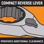 GearWrench 19 mm Reversible Combination Ratcheting Wrench thumbnail 7