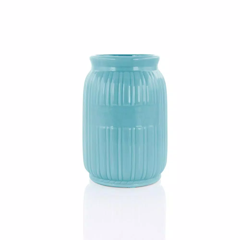 MegaChef 9-Piece Light Teal Silicone and Wood Kitchen Utensil Set