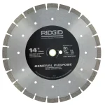 RIDGID 14 in. Jumbo Segmented Diamond Blade for Masonry and Concrete thumbnail 1