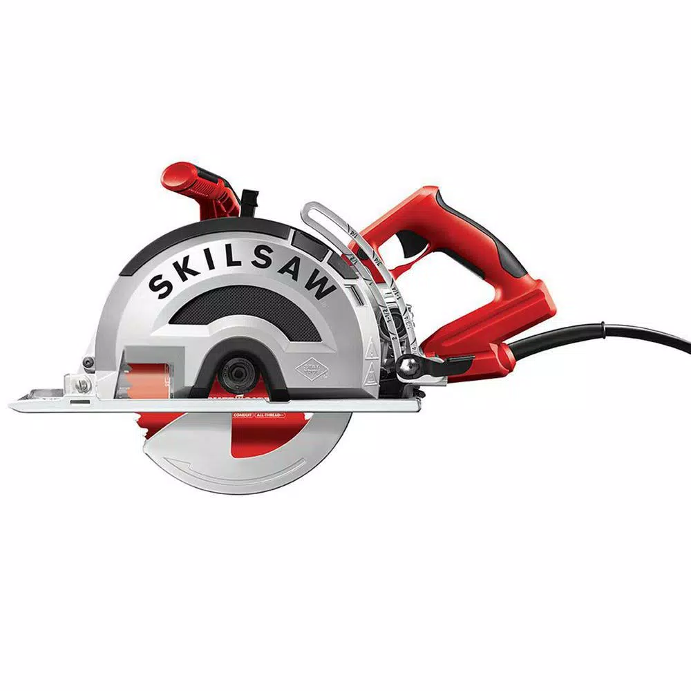 SKILSAW 8 in. Outlaw 15 Amp Corded Worm Drive Metal Saw with 42-Tooth Diablo Cermet Blade