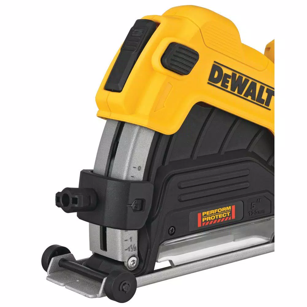 DEWALT 4-1/2 in. to 5 in. Grinder Cutting Dust Shroud with Adjustable Shoe