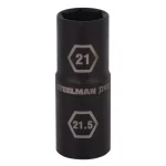 STEELMAN PRO STEELMAN 1/2 in. Drive 6-Point Thin Wall Impact Flip Socket, 21 mm x 21.5 mm thumbnail 1
