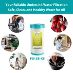 iSpring FG15B-KS 10 x 4.5 in. GAC and KDF Composite Replacement Water Filter for US21B Undersink Systems thumbnail 4