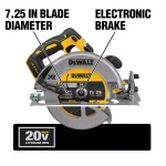 DEWALT 20V MAX XR Brushless 5 in. Random Orbital Sander Kit with 4.0 Ah Battery thumbnail 7
