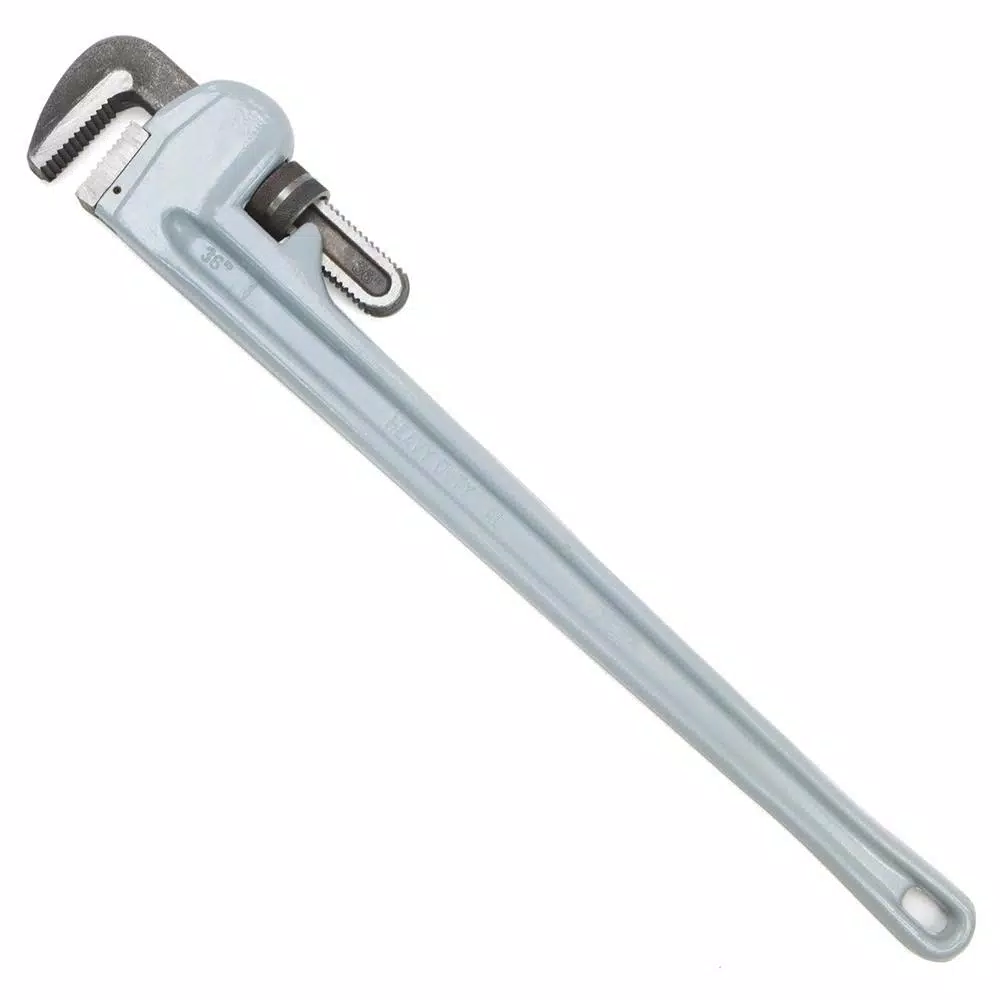 Stark 48 in. Aluminum Straight Pipe Wrench, 5 in. Capacity