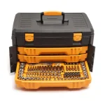 GearWrench 243-Piece 6-Point Mechanics Tool Set with 3-Drawer Storage Box thumbnail 8