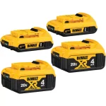 DEWALT 20V MAX Lithium-Ion Battery Combo Pack - 6 Batteries Total (4x 2.0 Ah & 2x 4.0 Ah) thumbnail 5
