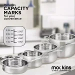 Mockins 15-Piece Tri-Ply Stainless Steel Cookware Set with Lids thumbnail 5