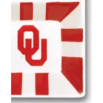 Magnolia Lane Oklahoma NCAA Officially Licensed 4-Section Ceramic Tailgating Serving Platter thumbnail 2