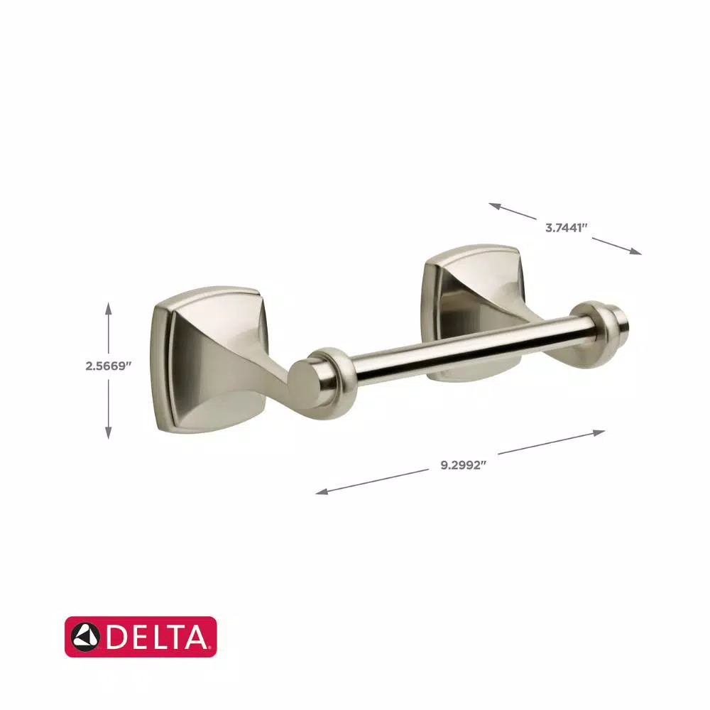 Delta Amaya Pivoting Toilet Paper Holder in Brushed Nickel