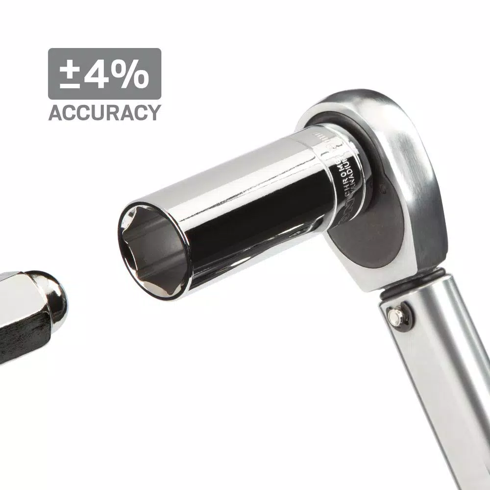 TEKTON 3/8 in. Drive Click Torque Wrench, 10-80 ft.-lb.