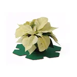 Unbranded Snowflake Holiday Surface Pads (Pack of 2) - Reversible Plant Protection Mats thumbnail 2