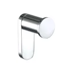 MODONA Oval Single Robe and Towel Hook, Polished Chrome thumbnail 1