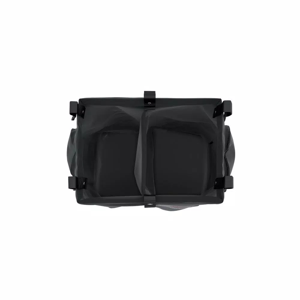 Suncast Commercial Housekeeping Cart Hanging Divided Storage Bag, Black