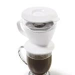OXO Good Grips 1.5-Cup Pour-Over Coffee Maker with Water Tank, White thumbnail 11