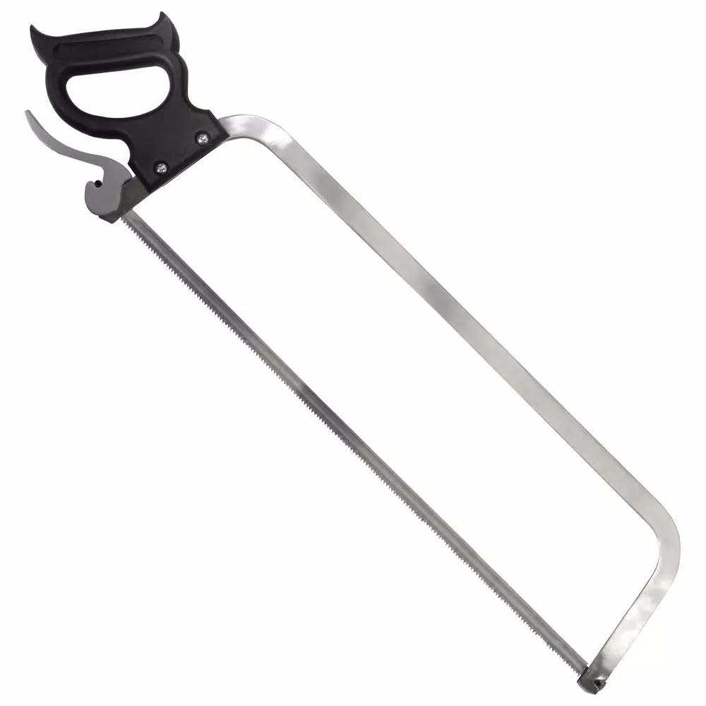 Weston 25 in. Stainless Steel Butcher Meat Saw with Trigger Lock