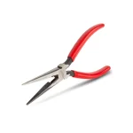 TEKTON 7 in. Long Nose Pliers with Induction-Hardened Side Cutter thumbnail 1