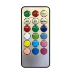 LUMABASE 3 in. Multicolor Remote Control LED Pillar Wax Candles, Set of 2 thumbnail 5