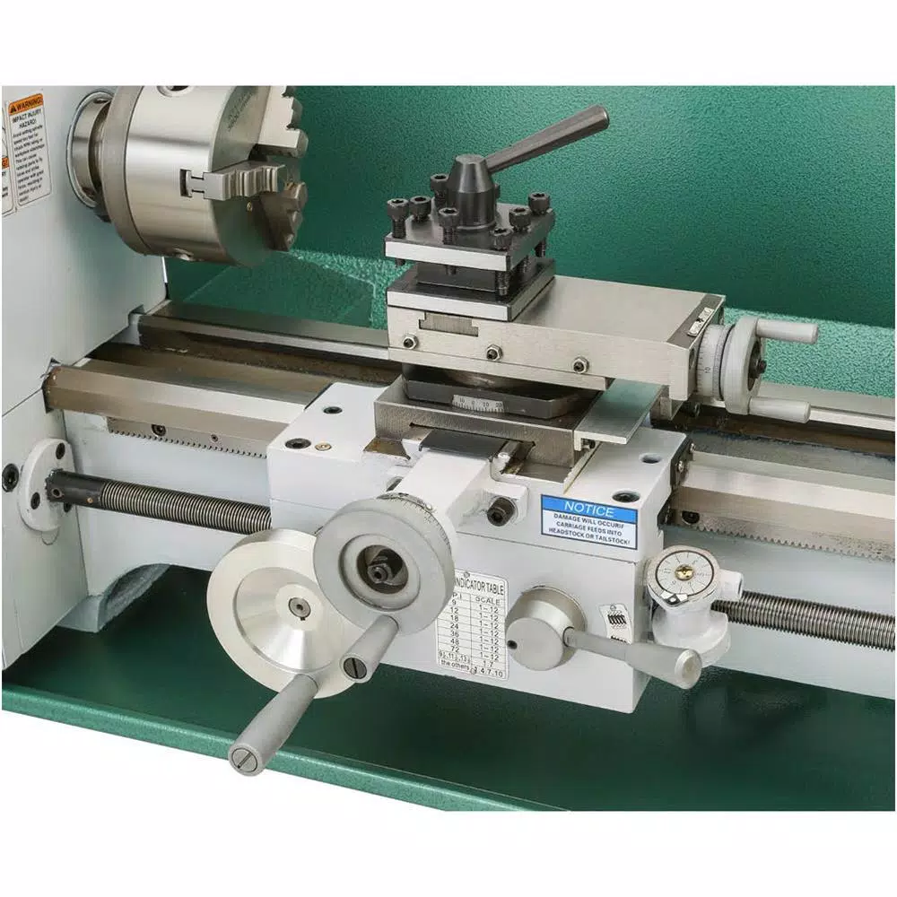 Grizzly Industrial 10 in. x 22 in. Benchtop Metal Lathe with X/Z-Axis DRO