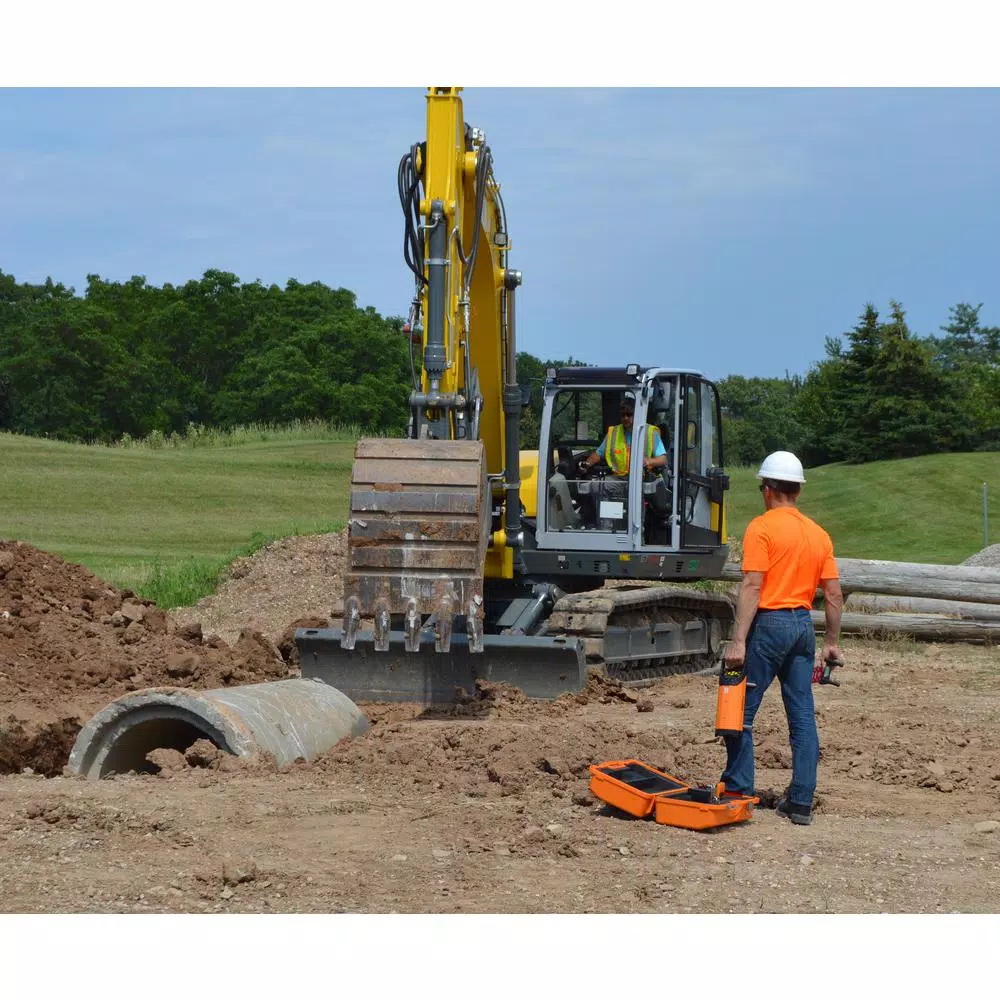 Johnson Electronic Self-Leveling Pipe Laser with OLED Display and Remote Control
